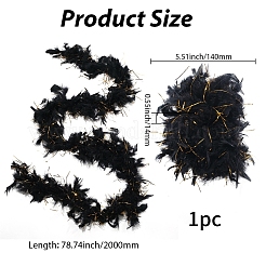 Аксессуары для украшений из перьев индейки&nbsp;FIND-WH20012-43A