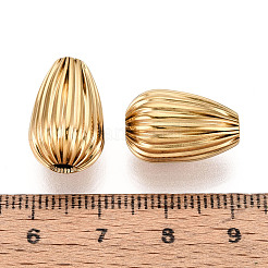 Текстурированные бусины из нержавеющей стали 304 STAS-T072-12G