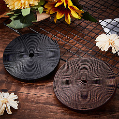 Плоский кожаный шнур для украшений&nbsp;WL-GF0001-06A-01