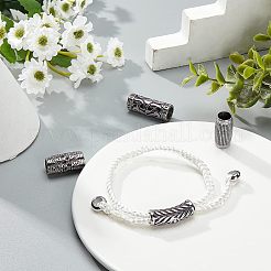 6 шт. бусины из нержавеющей стали 304&nbsp;STAS-NB0001-08AS