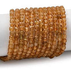 Natürliche gelbe Turmalin Perlen Stränge&nbsp;G-D103-C10