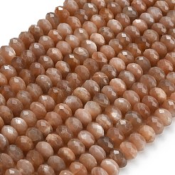 Натуральный Sunstone бисер пряди&nbsp;G-C280-A05-02