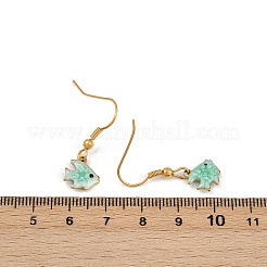 Серьги-подвески из нержавеющей стали 304 серии Ocean&nbsp;LS-EJEW-K017-01H-G