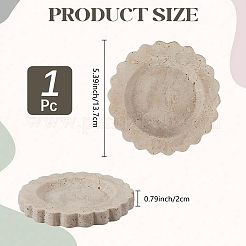 Мраморные тарелки для украшений AJEW-WH20020-239B