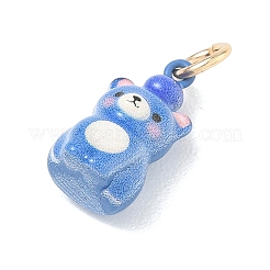 Colgantes de esmalte de latón&nbsp;LS-KK-CBAE20A-01F-G