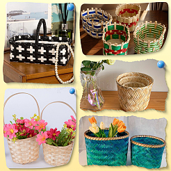 10м плоские бумажные шнуры&nbsp;OCOR-WH20001-92A