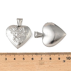 Pendentifs médaillons en acier inoxydable 316&nbsp;LS-STAS-K321-13P