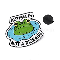 L'autismo non è una malattia rana in piscina spille smaltate&nbsp;AL-I001-04EB-04