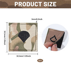 6шт полиэстеровый эполет камуфляж PATC-FH0001-26