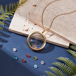 Kits de bijoux avec pendentifs et médaillons à faire soi-même&nbsp;DIY-PH0029-92G-01