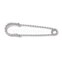 304 ステンレススチール安全ピンブローチ金具  ダイヤモンドカット加工のキルトピン  ゴールドカラー  60x16x6mm&nbsp;STAS-C181-01A-G