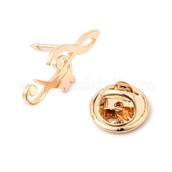 Fermoirs de revers en forme de note de musique&nbsp;JEWB-K035-02B-KCG