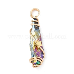 Гальванические необработанные грубые подвески из натуральной кварцевой медной проволоки&nbsp;PALLOY-JF02414-01