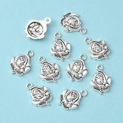 Pendente in lega di rosa in stile tibetano&nbsp;X-LF0976Y
