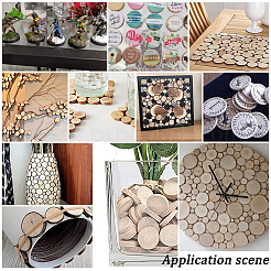 40 шт. необработанных круглых деталей из бука WOOD-PH0009-48