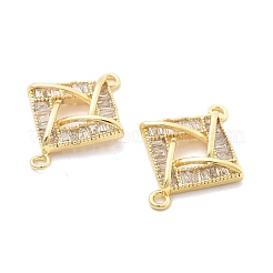 Латунные прозрачные подвески из кубического циркония KK-B134-28G