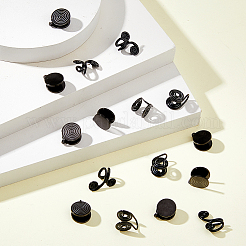 16 шт. 4 стиля серьги-каффы из сплава и нержавеющей стали 304 EJEW-HS0001-17