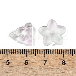 Прозрачные стеклянные бусины градиентного цвета GLAA-B026-01G