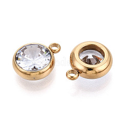 Подвески из нержавеющей стали 304 и кубического циркония&nbsp;STAS-T073-70B-G