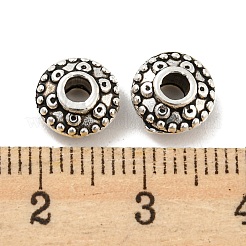 Сплавочные овальные бусины тибетского стиля &nbsp;PALLOY-F307-01AS