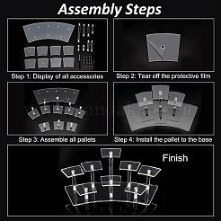 Прозрачный акриловый дисплейный комплект DIY-WH0319-50