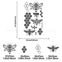 Трафареты для штампов из нержавеющей стали DIY-WH0242-225