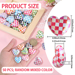 50шт УФ-покрытие непрозрачные акриловые бусины MACR-PA0001-21