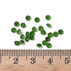 Ограненные кабошоны натурального зеленого диопсида G-I295-05C-18B-01