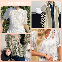 20 шт. пуговицы из сплава смолы с 1 отверстиями BUTT-CY0001-21A