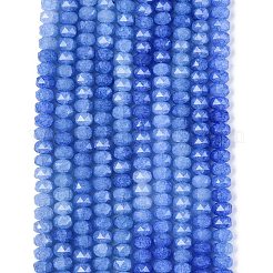 Stränge aus Imitations-Jade-Knisterglasperlen&nbsp;LS-GLAA-N068-01A-A02