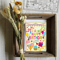 Трафареты для резки углеродистой стали на день рождения DIY-WH0309-1447