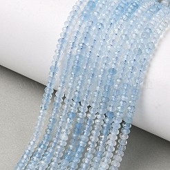 Natürliche Aquamarin Perlen Stränge&nbsp;G-P629-B01-01