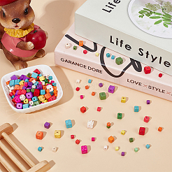 Синтетических нитей бирюзовые бусы&nbsp;G-AR0006-09B