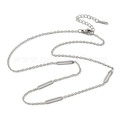 Ожерелья из нержавеющей стали 304 для женщин и мужчин NJEW-K292-01P