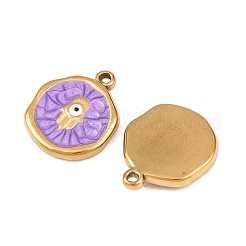 Подвески из нержавеющей стали 304 с эмалью&nbsp;STAS-P425-01G-04