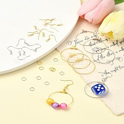 Наборы для изготовления висячих сережек с железным кольцом своими руками&nbsp;DIY-YW0008-93