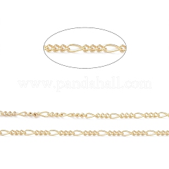 Цепи Фигаро из желтого золота CHC-M023-24G