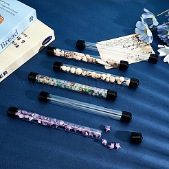 Tubes de stockage de billes en plastique PC transparent&nbsp;AJEW-WH0596-947D