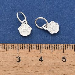 925 подвеска в виде отпечатка лапы из стерлингового серебра STER-P071-07S