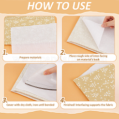 Tissu de doublure en coton thermocollant&nbsp;DIY-WH0698-027B