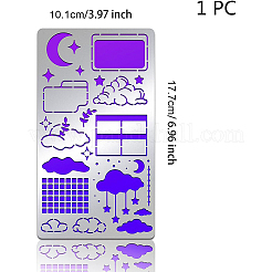 Трафареты для штампов из нержавеющей стали DIY-WH0242-253