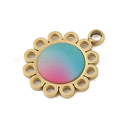 Подвески из нержавеющей стали 304 с эмалью&nbsp;STAS-P377-10G-B