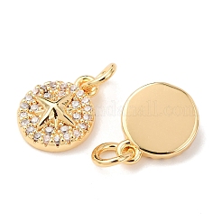 Латунные микро проложить кубического циркония подвески&nbsp;KK-A279-18G