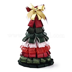 9 Yards 3 Stile Weihnachtsthema Polyester & Polycotton Bänder Sets&nbsp;SRIB-A015-01A-01