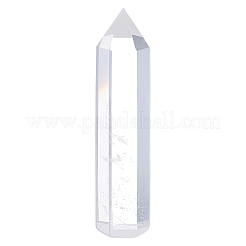 Natürliche Quarzkristall-Sechseckprisma-Heimdekoration&nbsp;AJEW-WH0796-14