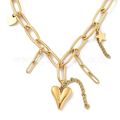 Двухрядные браслеты из нержавеющей стали 304&nbsp;LS-BJEW-M092-01G