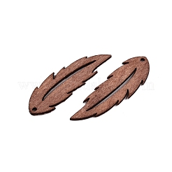 Большие подвески из натурального дерева тополь WOOD-N016-35