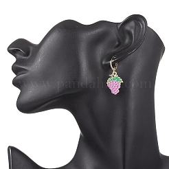 9 пара серег с подвеской на английском языке с застежкой-рычагом EJEW-JE06557