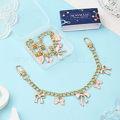 2 шт. 2 стиля алюминиевые цепочки сумка декоративные цепи&nbsp;PURS-SC0001-05