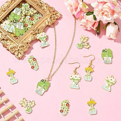 30шт 5 стиля подвески из сплава с эмалью&nbsp;ENAM-CJ0007-10